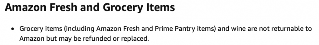 Amazon Return Policy