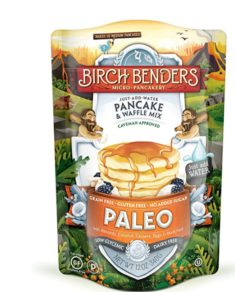 Birch Benders Paleo Gluten-Free Pancake & Waffle Mix, 12 oz,