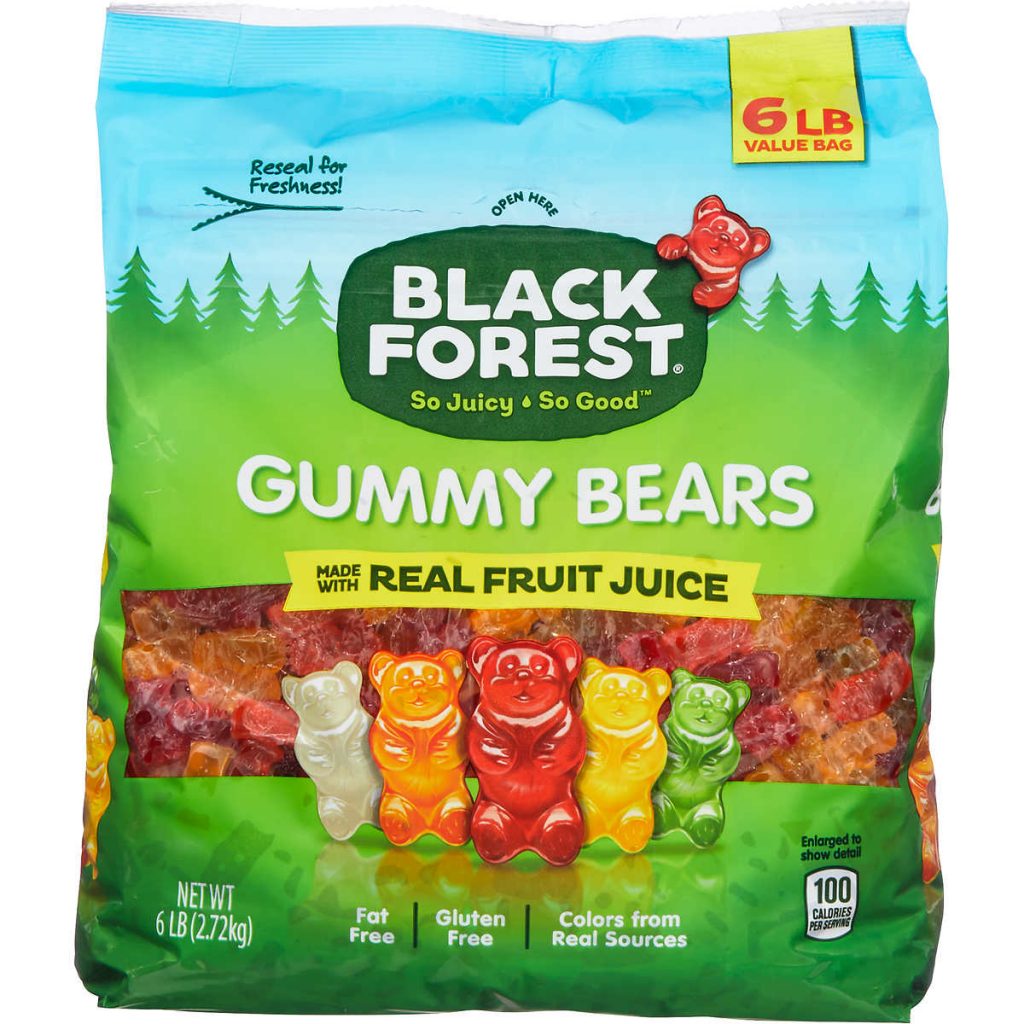 organic black forest gummy bears