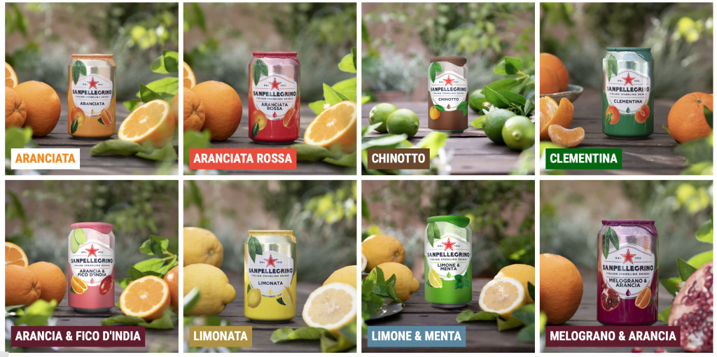 San pellegrino flavors