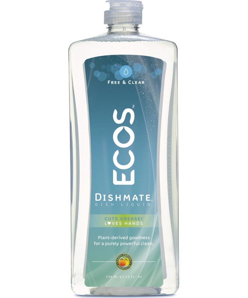 ECOS Dishmate Hypoallergenic Dish Soap, Free & Clear
