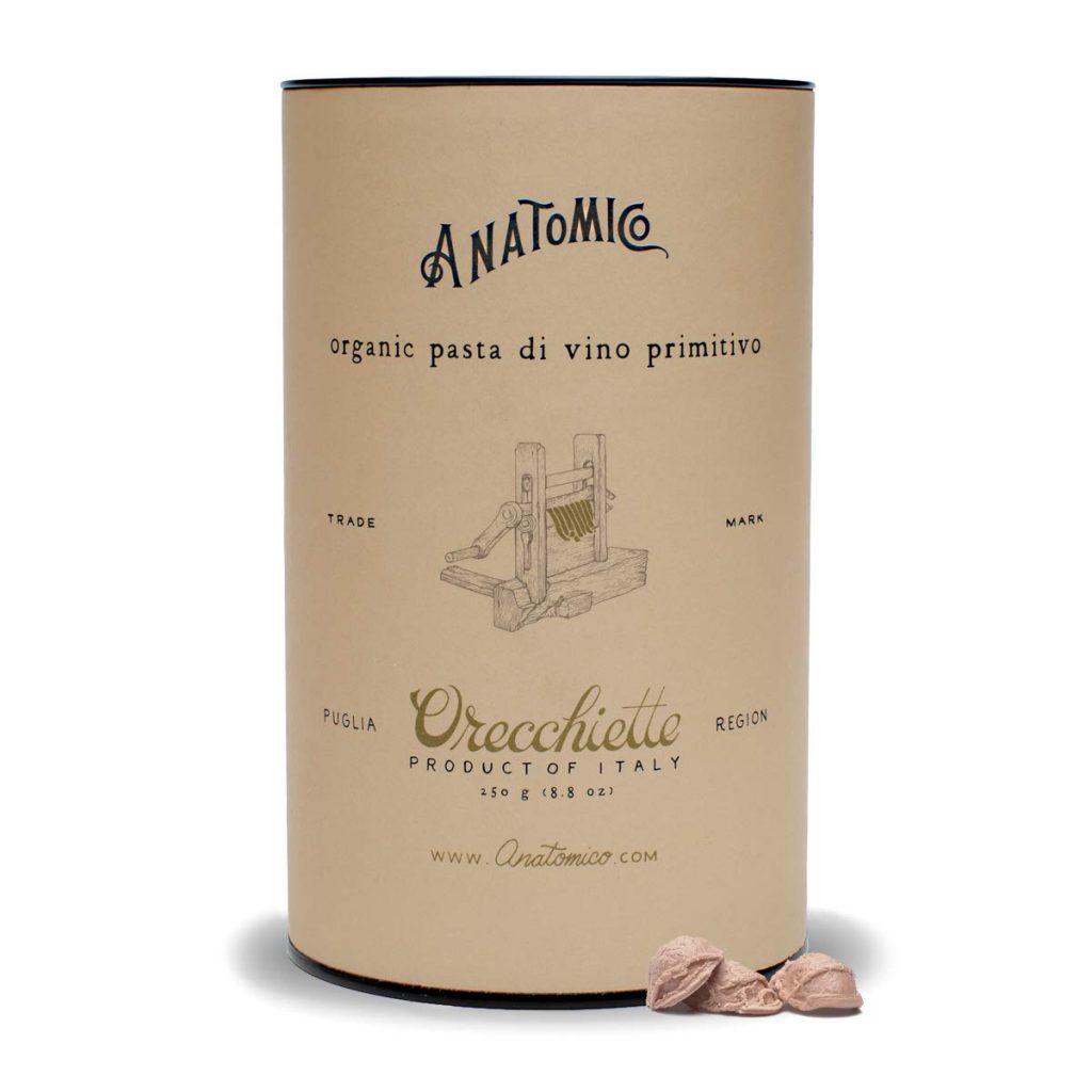 Primitivo Wine Orecchiette, Gourmet Pasta, Italian Pasta