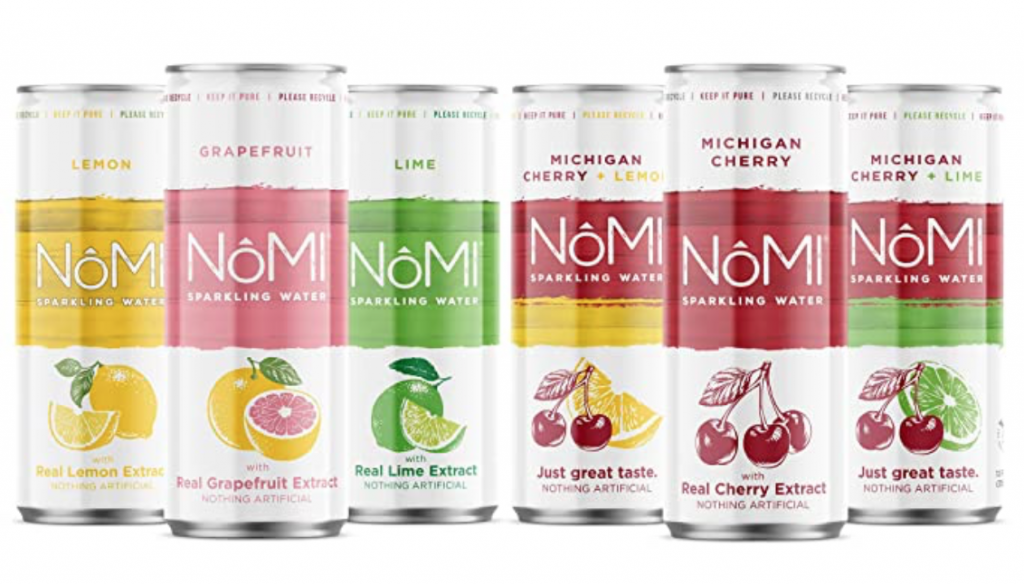 NoMI Citrus Sparkling Water Variety Pack 