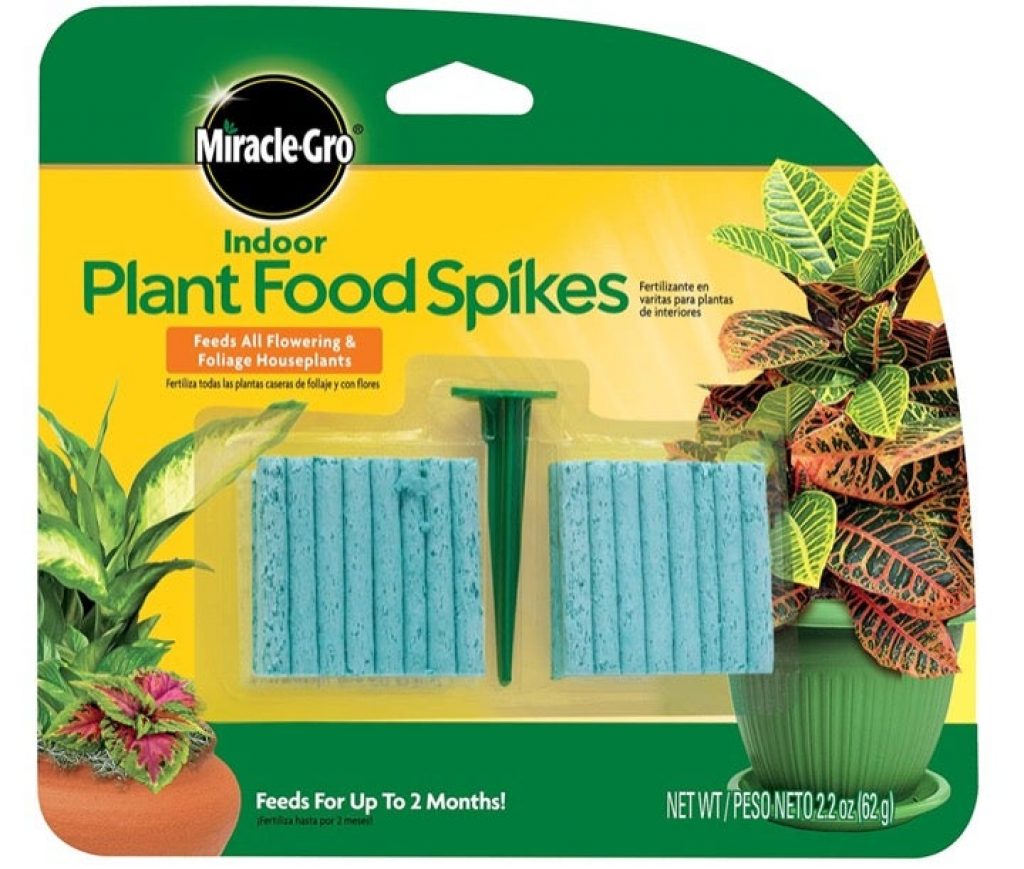 Miracle-Gro Indoor Plant Food Spikes, 48 Spikes