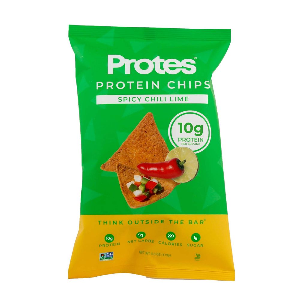 Protes Vegan Protein Chips Chili Lime 