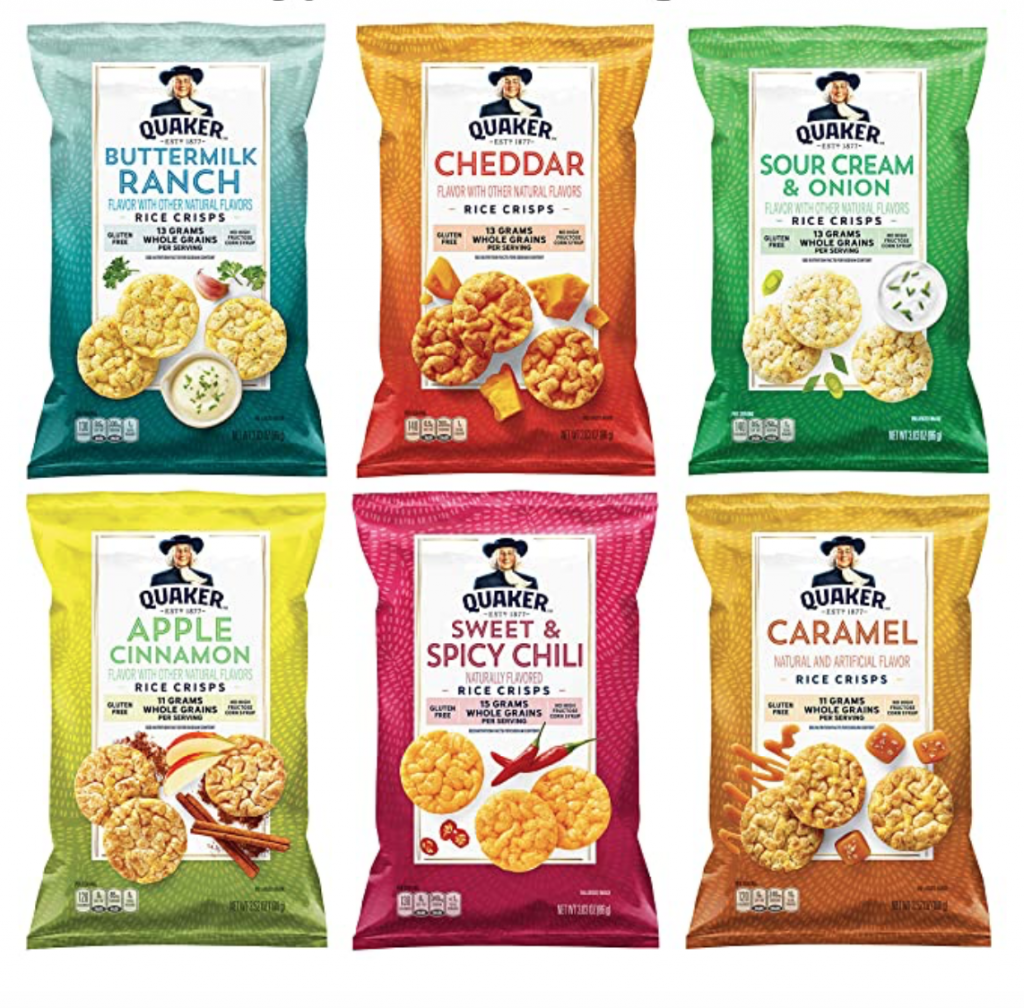 Quaker Rice Crisps, 6 Flavor Variety Pack