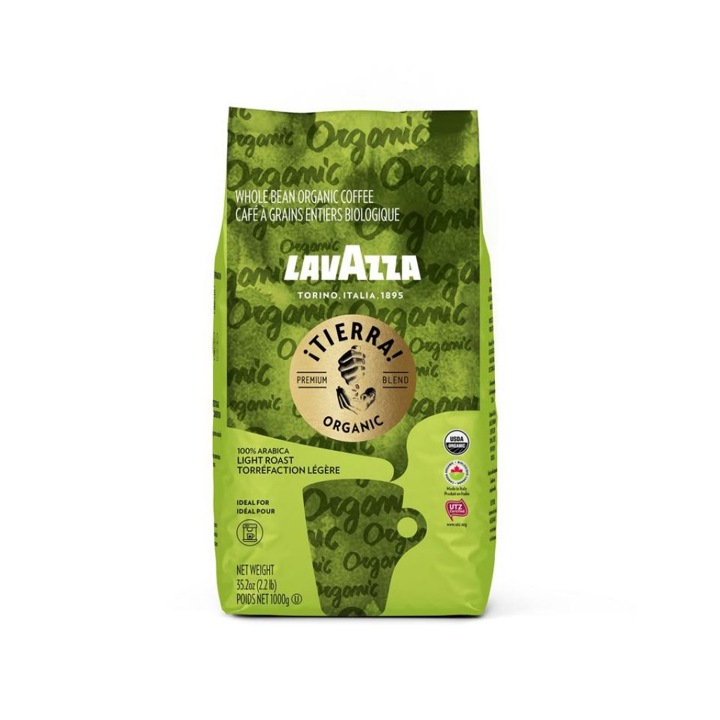 LAVAZZA ORGANIC ¡TIERRA! WHOLE BEAN COFFEE LIGHT ROAST