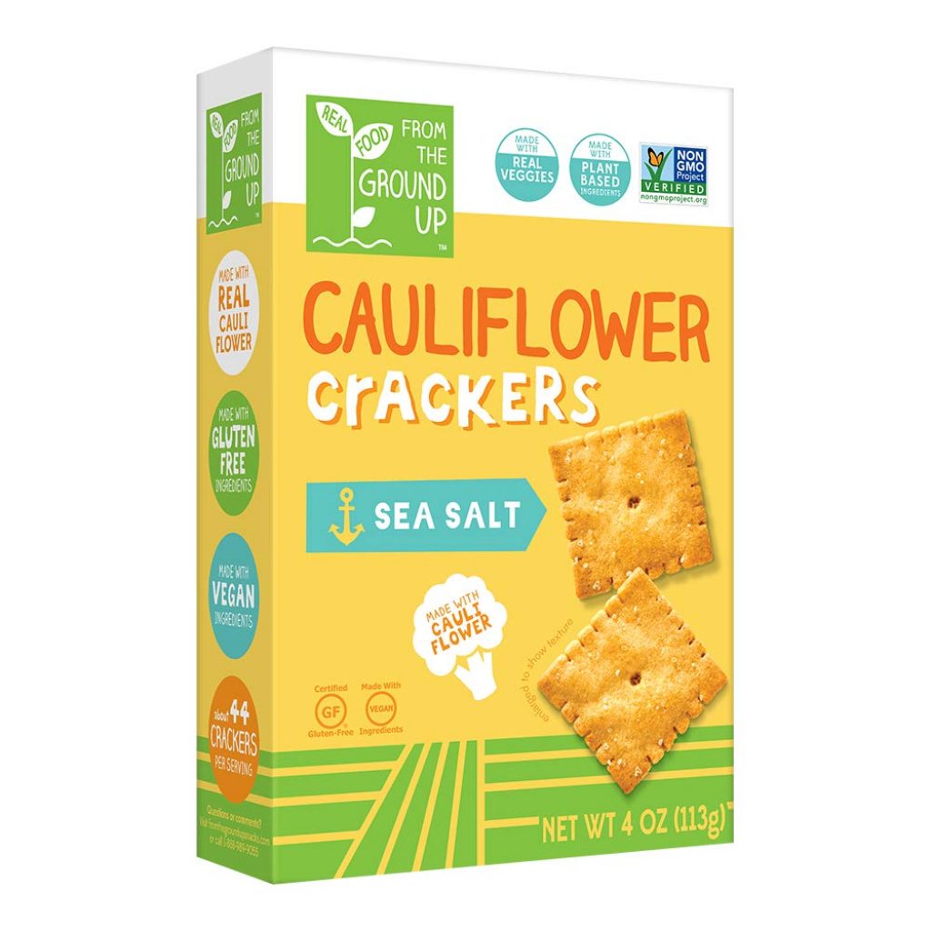 Real Food From the Ground Up Cauliflower Crackers