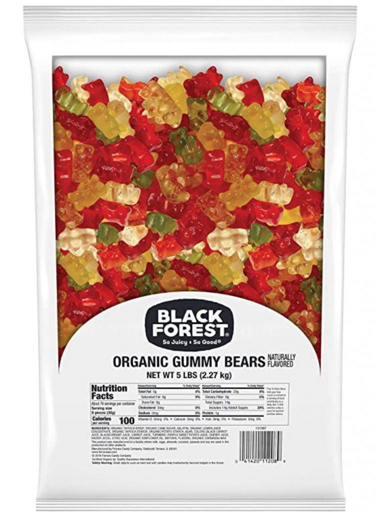 organic gummy bears