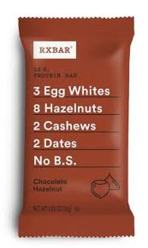 rxbar chocolate hazelnut