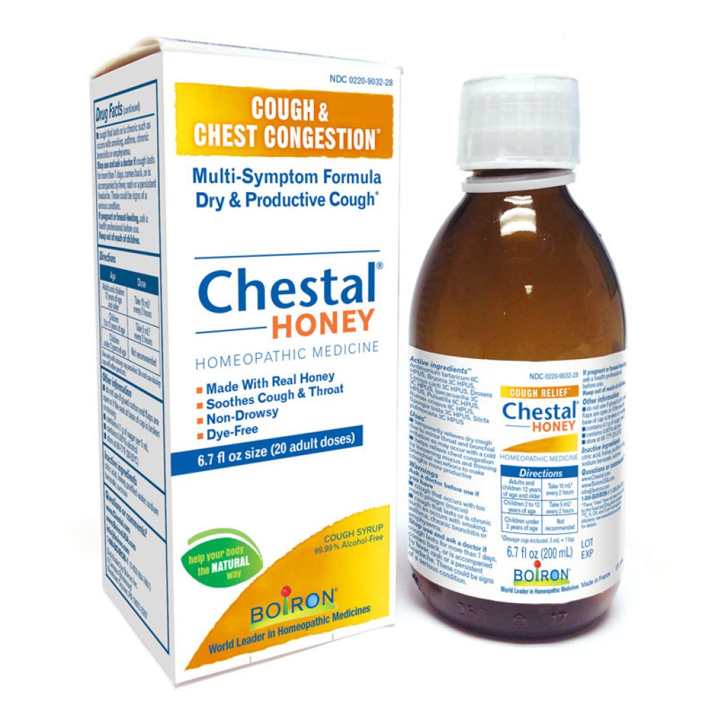 Boiron Chestal Honey Adult Cough Syrup