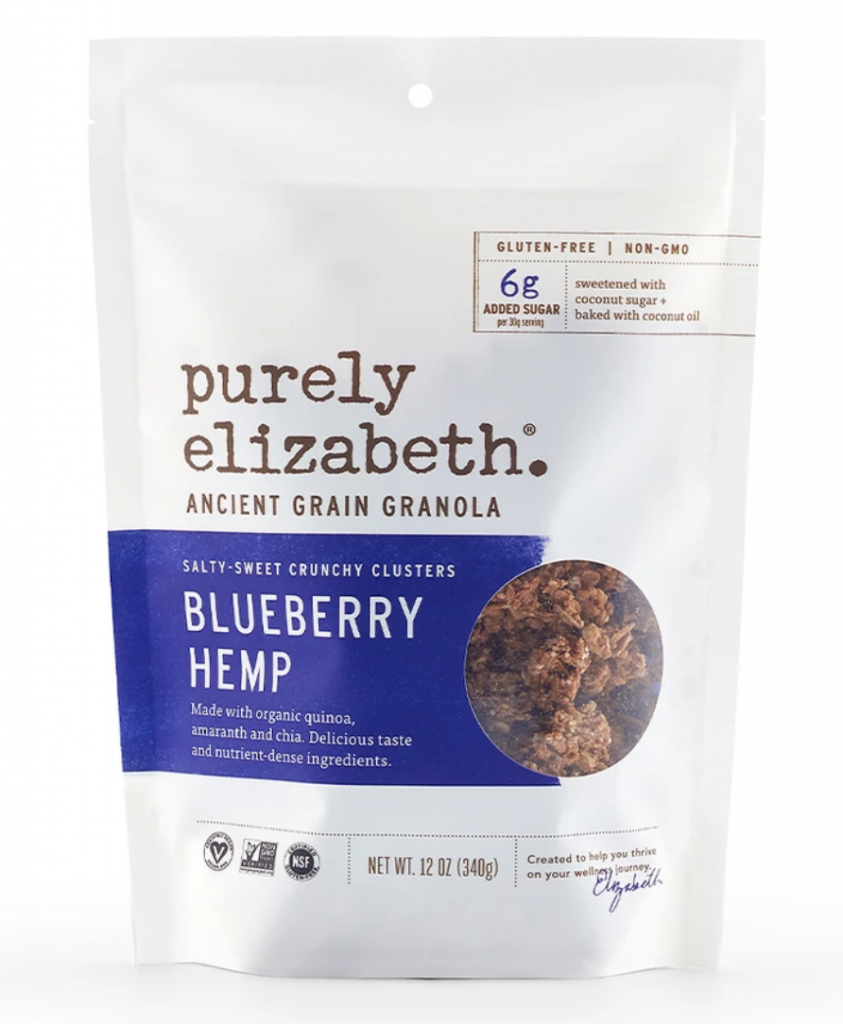 Purely Elizabeth Ancient Grain Granola Cereal Blueberry Hemp