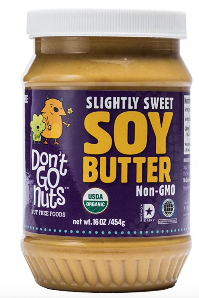 Don't Go Nuts Roasted Soybean Spread, Slightly Sweet