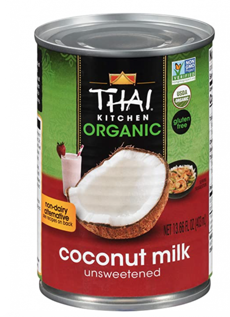 Thai Kitchen Organic Unsweetened Coconut Milk, 13.66 Fl Oz, Pack of 6, for $8.99