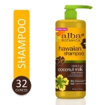 Alba Botanica Drink It Up Coconut Milk Hawaiian Shampoo, 32 oz