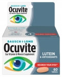 Bausch + Lomb Ocuvite Eye Vitamin and Mineral Supplement with Lutein, 60 Count Bottle, $3.46-$4.46