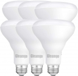 Gleamgo BR30 LED Bulb, 9W (60W Equivalent), Soft White 2700k, Dimmable, 12 Bulbs for $7.99