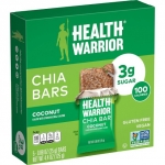 HEALTH WARRIOR Chia Bars, Coconut, Gluten-Free, Vegan, 25g bars, 15 Count for $8.88-$10.36