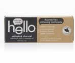 Hello Oral Care Activated Charcoal Teeth Whitening Fluoride Free and SLS Free Toothpaste, 4 Tubes, $11.39-$13.02
