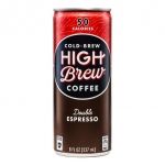 High Brew Coffee Double Espresso Can, 8 Fl Oz, Pack of 12, for $11.88