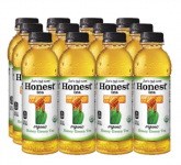 Honest Tea Organic Honey Green Tea, 16.9 Fl. Oz, 12 Pack, for $9.75-$10.90
