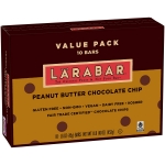 Larabar, Gluten Free Bar, Peanut Butter Chocolate Chip, 10 Pack