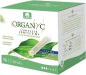Organyc 100% Certified Organic Cotton Tampons, with Compact Plant-Based Applicator, Super, 16Count, for $3.39-$3.79