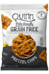 Quinn Cracked Pepper & Sea Salt Grain Free Pretzel Chip, 4 Bags, for $9.70-$12.94