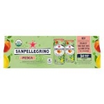 San Pellegrino Pesca & Te Sparkling Organic Juice & Tea Beverage, 24 Pack, $8.01-$8.95