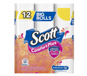 Scott ComfortPlus Toilet Paper Big Roll, 12 Rolls, $3.75 Free Delivery