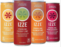 IZZE Sparkling Juice, 4 Flavor Sunset Variety Pack, 8.4 Fl Oz (24 Count)