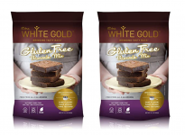 2 Pack of Extra White Gold Gluten Free Brownie Mix for $5.59-$6.99