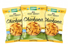 Just About Foods Organic Chickpea Tortilla Chips, 7 oz, 3 Pack, for $9.49
