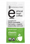 ETHICAL BEAN Fairtrade Organic Coffee, Medium or Dark Roast, Whole Bean Coffee, 12 oz Bag, for $5.48-$6.97, Prime Members