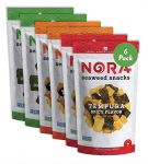Crispy Seaweed Asian Snacks by Nora, Variety 6 Pack, for $8.74