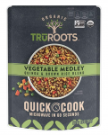 TruRoots Organic Quick Cook Quinoa and Brown Rice Blend, Vegetable Medley, 8.5 Ounces, Pack of 8, for $11.60