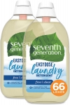 Seventh Generation Laundry Detergent, Ultra Concentrated EasyDose, Free & Clear, 23 oz, 2 Pack, 132 Loads, for $13.53-$16.65