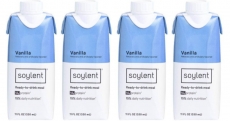 Soylent Vanilla Plant Protein Meal Replacement Shake, 11 Oz, Pack of 4, for $4.34-$5.99