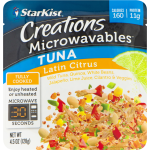 StarKist Creations Microwavables, Latin Citrus Tuna, 4.5 oz Pouch, Pack Of 12, for $11.48-$16.40